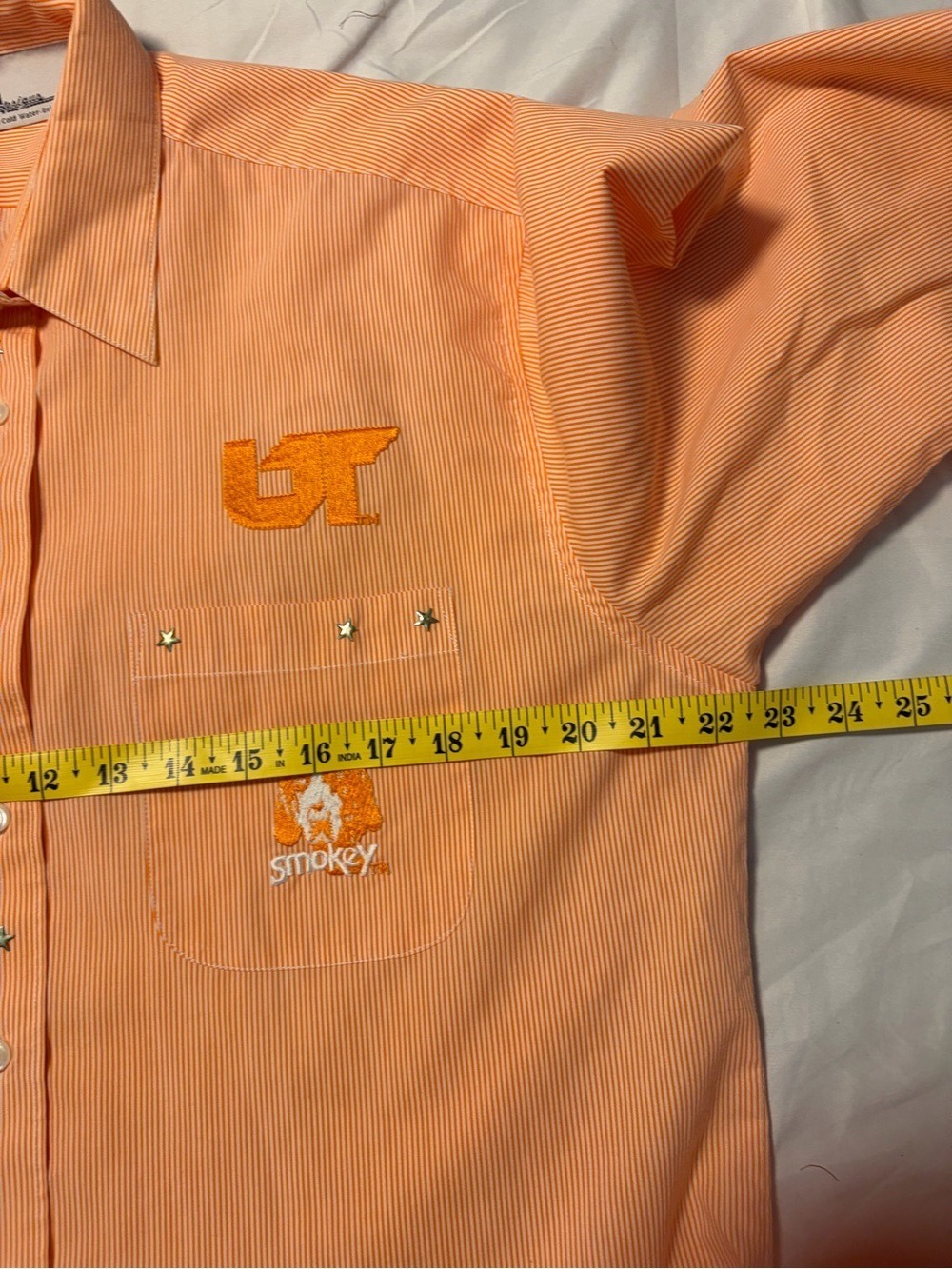 Vintage Mili Designs M Tennessee Volunteers Button Up Shirt Women’s Appliqué - Picture 13 of 13